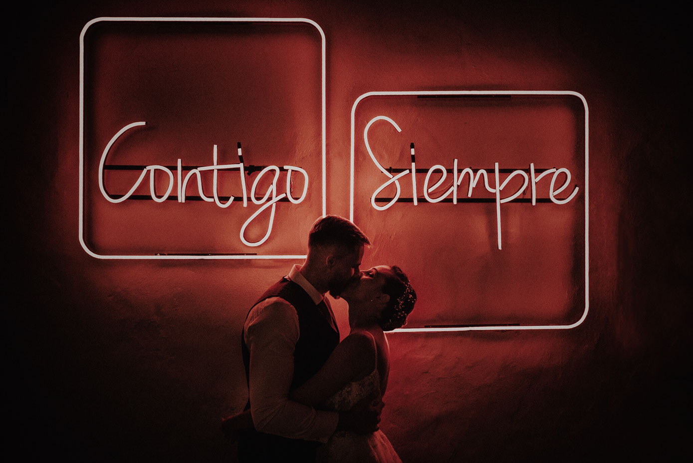 Letrero neón de marca