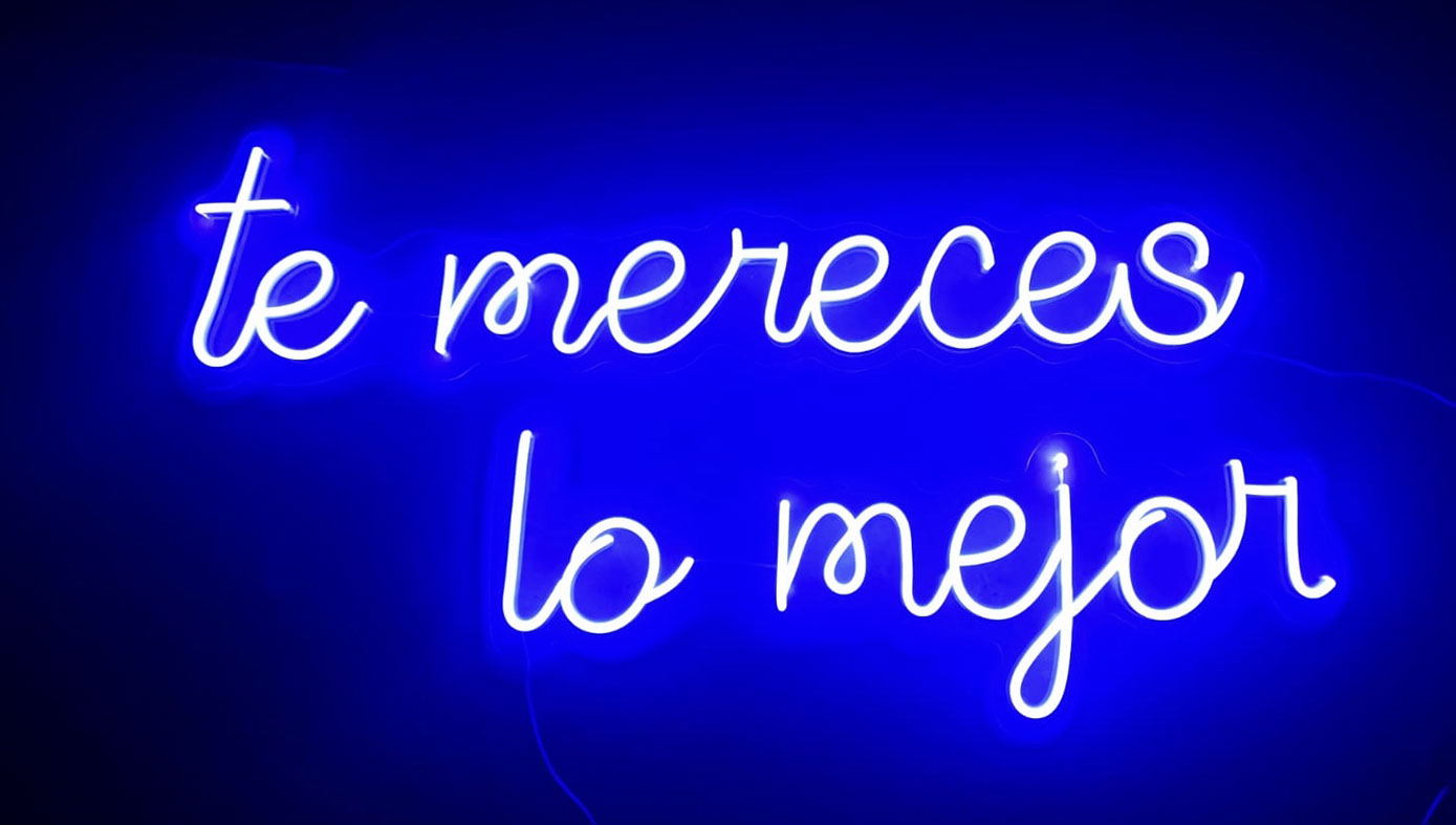 Letrero neón para eventos